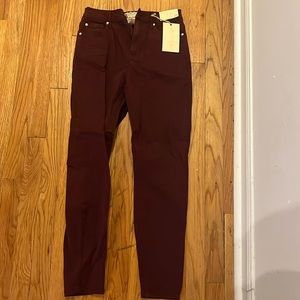 Altar’d State Maroon Jeans Size 27